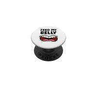 Nourrissez Mon Ventre drôle de Bouche affam PopSockets PopGrip Adhésif