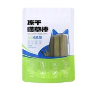 Nourriture à base d'à mâcher pour chat, bâtonnets d'à chat | 6X bâton d'de collation lyophilisée pour chat pour la dentition,Le soin des dents de chaton traite l'épilation de chat, collation pour cham