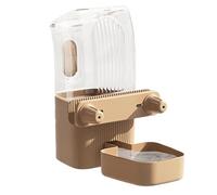 Nourriture automatique pour chiens pour cage, anti-creep Cent tuyaux pour chats et petits chiens, une fontaine à boire suspendue pour animaux de compagnie Bol de nourriture automatique pour chats