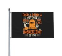 Nourriture Boissons Et Bières : Le Dernier Ingrédient C'Est Vous ! Décoration De Drapeau Drapeau Décoratif Uv Fade Résistant Bannière De Cour Suspendre Pour Vacances Ferme Extérieure 3X5 Ft