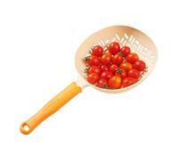 Nourriture cutto-cultifonctionnelle en silicone qui meurent de silicone pour cuisiner des pâtes, des pâtes et des boulettes Ce filtre à pâte en silicone a un design de panier profond et large dans
