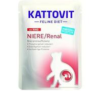 Nourriture diététique pour Chat - KATTOVIT - NIERE/Renal - 85 g - Soutien fonction rénale - Protéines réduites