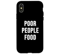Nourriture drôle pour Les pauvres Coque pour iPhone X/XS