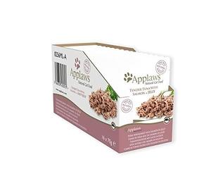 Nourriture humide - APPLAWS - Thon avec saumon - 55% thon - 7% saumon - Pâtée pour chat