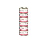 Nourriture humide pour chats - ALMO NATURE - 5029HMEGAHFC - Saumon - Lot 6x70g (420g) - Booste l'hydratation