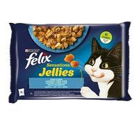 FELIX Sensations Saveurs de poisson en gelée 4x85g