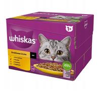 Nourriture humide pour chats - Whiskas - Multipack 1+ - Volaille en sauce - 24 x 85 g
