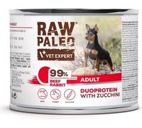 Nourriture humide VETEXPERT RAW PALEO bœuf et veau 200 g