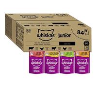 Nourriture humide - Whiskas - Pâtée d'alimentation - Chaton - 84x85g - Santé digestive