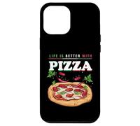 Nourriture Italienne Dictée Drôle La Vie avec Le Chef Pizza Coque pour iPhone 12 Pro Max