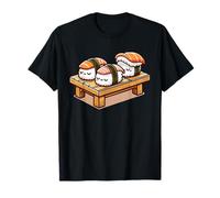 Nourriture japonaise pyjama fête humour drôle dormir kawaii sushi T-Shirt