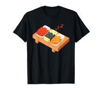 Nourriture japonaise pyjama fête humour drôle dormir kawaii sushi T-Shirt