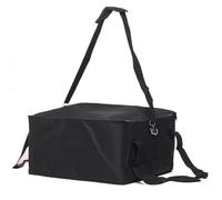 Nourriture Livraison Sac,Isotherme Livraison Sac 16 inch Thermal Box Container Storage Strength Holder Oxford Cloth Pizza Delivery Bag Fresh Food Red Insulated Easy Use Portable(Black)
