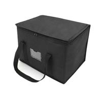 Nourriture Livraison Sac,Isotherme Livraison Sac Sac à Pizza, Sac de Livraison de Repas, Doppelter Reißverschluss Hohe, Sac Froid Chaud à Double Fermeture éclair, Isolation Alimentaire utile(50L)