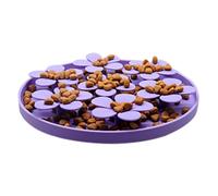 Nourriture pour animaux de compagnie - Silicone de qualité alimentaire 20,3 x 20,3 x 1,8 cm | Mangeoire lente antidérapante, jouet d'enrichissement de puzzle pour chien | et réducteur d'ennui, tapis