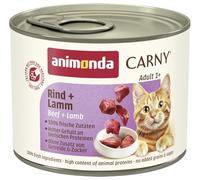 Nourriture pour chat GranCarno Adult d’animonda, nourriture humide pour chat adulte, bœuf + agneau, 6 x 200 g