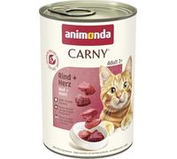 ANIMONDA PETFOOD GranCarno Adult nourriture humide pour chat adulte bœuf et cœur 6 x 400 g