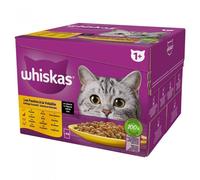 Nourriture pour chats Whiskas Poultry Feast poulet dinde canard oiseaux 24 x 85 g