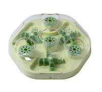 Nourriture pour chien avec ouvertures pour pour ralentir | Distributeur de friandises interactif pour chiots et chatons de races moyennes et grandes - Entraînement de nourriture pour