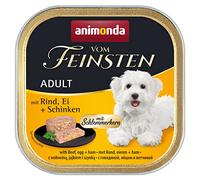 Nourriture pour Chien Humide avec Noyau de bœuf + œuf + Jambon (22 x 150 g) - Nourriture pour Chien Humide sans céréales ni Sucre de la Marque Animonda