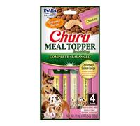 Nourriture pour Chiens INABA avec 33,1% de Poulet, 1,8% de Saumon, extrait de Poulet (1,6%), Tapioca, extrait de levure, Carbonate de Calcium, chlorure de Potassium et minéraux