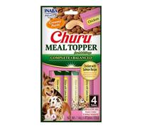 Nourriture pour Chiens INABA avec 33,1% de Poulet, 1,8% de Saumon, extrait de Poulet (1,6%), Tapioca, extrait de levure, Carbonate de Calcium, chlorure de Potassium et minéraux