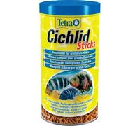 Nourriture pour cichlidés - TETRA - Bâtonnets pour cichlidés - Aliment complet - Pour cichlidés adultes