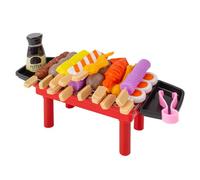Nourriture pour Jouets Barbecue | Jouer au Grill | Jouet de Cuisine réaliste pour Simulation éducative et Jeu de rôle | Coffret Cadeau Amusant pour garçons et Filles, Salle de Jeux pour Enfant, fête