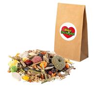 Nourriture pour lapins Bite&Delight 10 kg - Mélange de nourriture naturelle & riche en céréales avec légumes - Nutrition pour lapins nains & domestiques