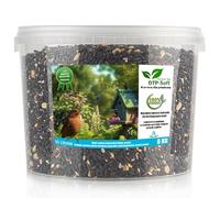 Nourriture pour oiseaux de qualité supérieure - Nourriture pour oiseaux sauvages - Nourriture pour oiseaux toute l'année - Graines de tournesol, arachides, raisins secs, céréales - Bouvreuil,