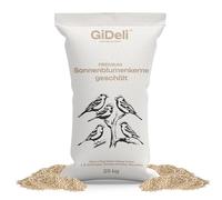 Nourriture pour oiseaux - Graines de tournesol pelées - 25 kg - Couleur naturelle - Pour l'extérieur