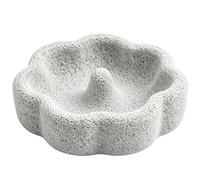 Nourriture pour oiseaux portable en pierre ponce stable anti-usure | Nourriture à plateau pour oiseaux, cacatues, calopsittes, conures, perroquets, inséparables, petits animaux, salle de bain