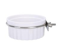 Nourriture pour perroquets - Bol alimentaire pour oiseaux - Récipient pour eau alimentaire - Accessoires pour cage à shot - Contient une structure amovible et un récipient hygiénique, conure, majaw
