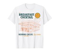 Nourriture pour Petit déjeuner, Cocktail, Brunch, café, Bacon, crêpes T-Shirt