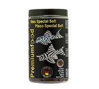Nourriture pour poissons d'aquarium de qualité supérieure - 550 g - Granulés pleco Special Soft très bien tolérés - Nourriture complète pour silures (pour presque tous les poissons d'ornement)