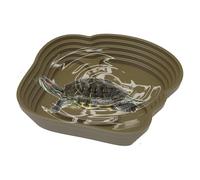 Nourriture pour tortues, piscine pour reptiles - Bol de nourriture portable pour reptiles | Décoration d'aquarium, plat d'alimentation, accessoire pour tortues, cornes de tortue
