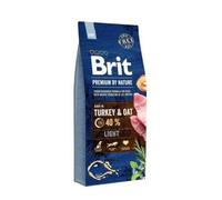 Nourriture sèche - BRIT Premium by nature - Light - Dinde - Avoine - 15 KG