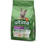 Nourriture Sèche pour Chats Ultima Stérilisé Adulte Saumon 10 kg - Contrôle du Poids