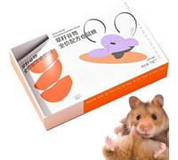 Nourriture sèche pour hamster - Décoration de cage pour hamster - Literie naturelle - Complément nutritif pour petits animaux - Stimule la recherche de nourriture et réduit l'ennui pour les gerbilles