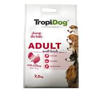 Nourriture sèche Premium pour Chien à la Dinde et au Riz pour Chiens Adultes de Petites Races 2,5kg