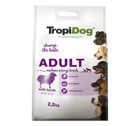 Nourriture sèche Premium pour Chien à l'agneau et au Riz pour Adultes de Moyennes et Grandes Races 2,5kg