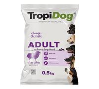 Nourriture sèche Premium pour Chien à l'agneau et au Riz pour Adultes de Moyennes et Grandes Races 500g