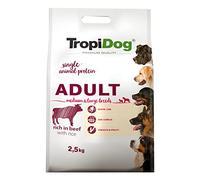 Nourriture sèche Premium pour Chien Riche en bœuf avec du Riz pour Adultes de Races Moyennes et Grandes 2,5kg