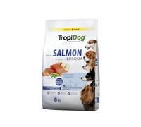 Nourriture sèche Premium Riche en Saumon avec du Riz pour Chiens Adultes de Petites Races 8kg