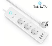 Nous A5T Smart Power Strip, bloc multiprise 3x avec 3x USB, micrologiciel Tasmota, WLAN
