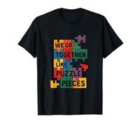 Nous Allons Ensemble comme des pièces de Puzzle Unity Design T-Shirt