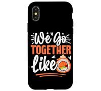 Nous Allons Ensemble comme des Rouleaux de Sushi Coque pour iPhone X/XS