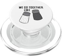 Nous Allons Ensemble comme du Poivre et du sel PopSockets PopGrip pour MagSafe
