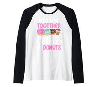 Nous allons ensemble comme un café et des beignets Manche Raglan