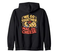 Nous Allons Ensemble comme Un Couple drôle de Mac and Cheese Sweat à Capuche